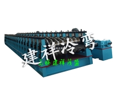 金属波纹整管轧波机