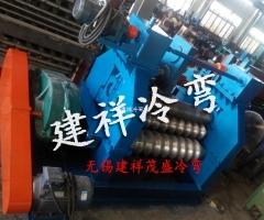 金属波纹整管轧波机