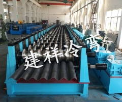 波纹膜板弧型波成型机