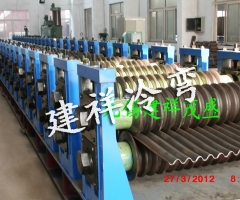 波纹膜板弧型波成型机