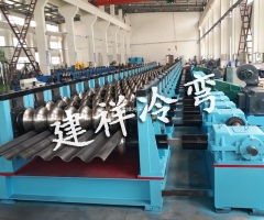 波纹膜板T型波成型机