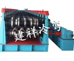 涵洞波纹板成型机