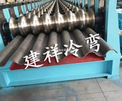 涵洞波纹板成型机