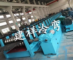 涵洞波纹板成型机