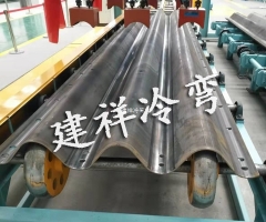 涵洞波纹板成型机