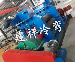 涵洞波纹板整管成型机